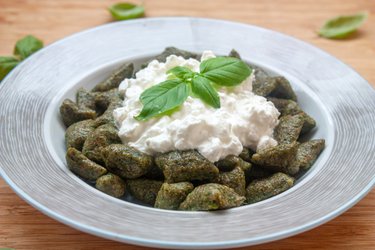 3 hozzávalóból készült spenótos gnocchi
