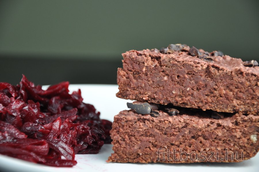 Gluténmentes Zabkásás-Céklás Brownie
