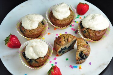 Egészséges, kókuszliszt-alapú muffin