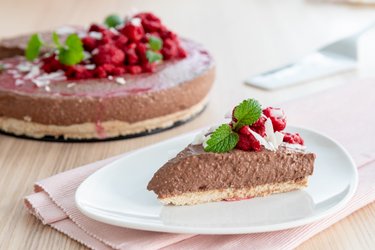 Sütés nélküli fitnesz csokoládés sajttorta