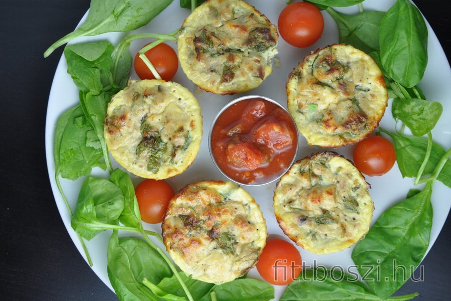 Egészséges Tojás Muffin Tonhallal
